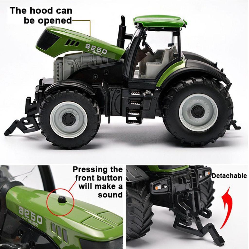 1: 30 игрушек-тракторов из сплава