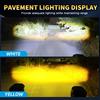 Двухцветные 3-дюймовые мотоциклетные прожекторы 200 Вт LED 30000 лм 12 В 24 В Рабочий свет для грузовика Противотуманная фара Фара для мотоцикла Грузовика Автомобиля