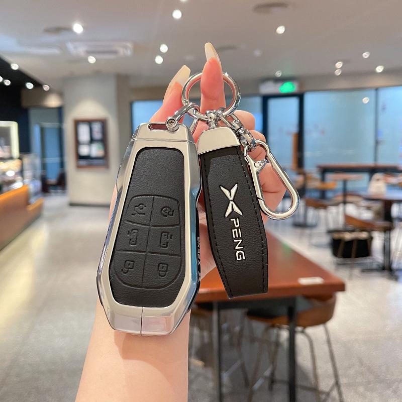 Xiaopeng X9 Key Cover: Metal & Leather for 25 Models, Fits G3, P5, G6, P7i, G9