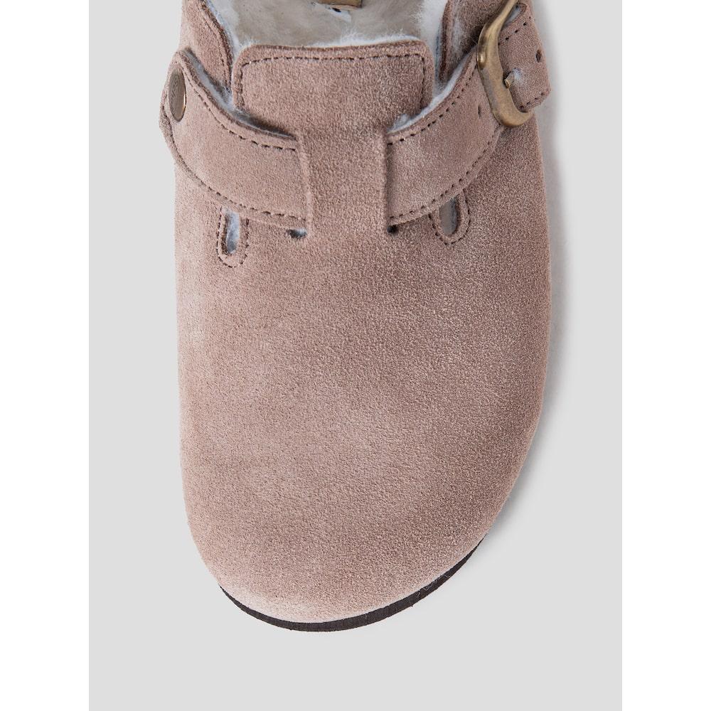 Scholl (женщины) Замша Мех Пробка Клог Бежевый (Hh49K2C11A)