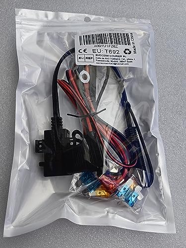 GTIWUNG SAE USB-порт с водонепроницаемой крышкой 22 см + 3,6 фута Соединительный кабель SAE 5A/10A/15A Предохранитель Кабель для зарядки аккумулятора Зарядка автомобильного аккумулятора