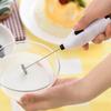 2 In 1 Portable Electric Whisk Stainless Milk Fronther Electric Mixer 3 Speed USB Rechargeable