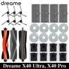 Робот-пылесос Dreame X40 Ultra / X40 Pro Запасные части Основные боковые щетки Тряпки для мытья пола HEPA-фильтры Мешки для пыли Аксессуары