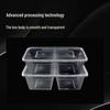 Yishengtong 650ml Disposable Double-Compartment Meal Prep Containers
