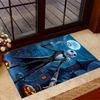 Nightmare Before Christmas Themed Anti-Slip Rugs - Polyester Home Decor, Suitable for Bedrooms, Living Rooms, Doorways, Studios, and Decorations
