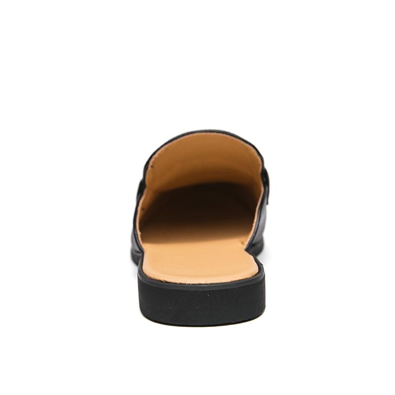 Мужские плоские туфли мюли лоферы мужские повседневные туфли клубные удобные тапочки роскошные трендовые летние мужские туфли для отдыха и прогулок 2025