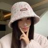 New Bucket Hat Women's Autumn and Winter Fashion Warm Knitted Basin Hat