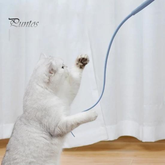 Игрушка-дразнилка для кошек, силиконовая игрушка с хвостом мыши, кошачья дразнящая палочка, устойчивая к укусам, интерактивная игрушка-палочка для кошек, товары для домашних животных