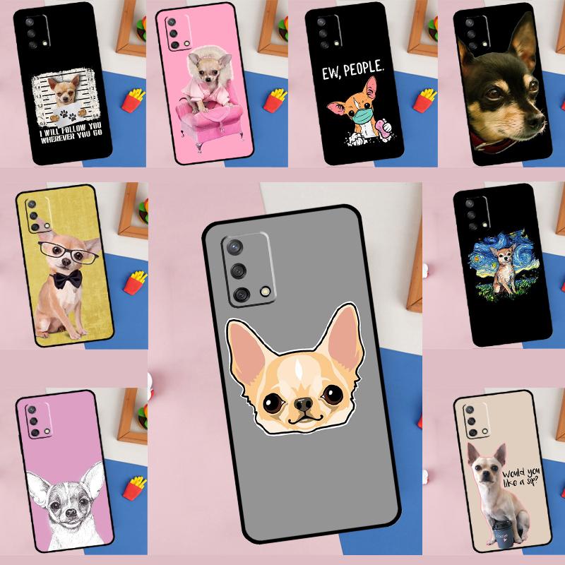 Chihuahua Dog Case For Oppo A80 A60 A40 A94 A54 A98 A78 A18 A38 A58 A16 A76 A96 A17 A77 A74 A57S A15 Cover