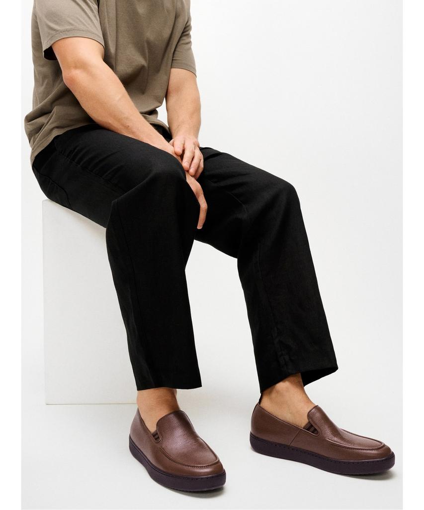 Fitflop Мужские Лоферы Craft-Q из Мятой Кожи - Мокко Браун (Ft61K1L06B)