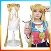Парик для косплея Sailor Moon, модный длинный прямой парик для женщин