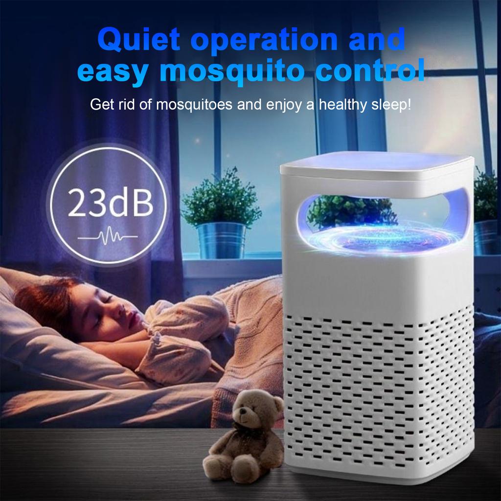 Ловушка для комаров в помещении Безопасная для детей физическая ловушка для комаров Бесшумная лампа от комаров Домашняя биомиметическая