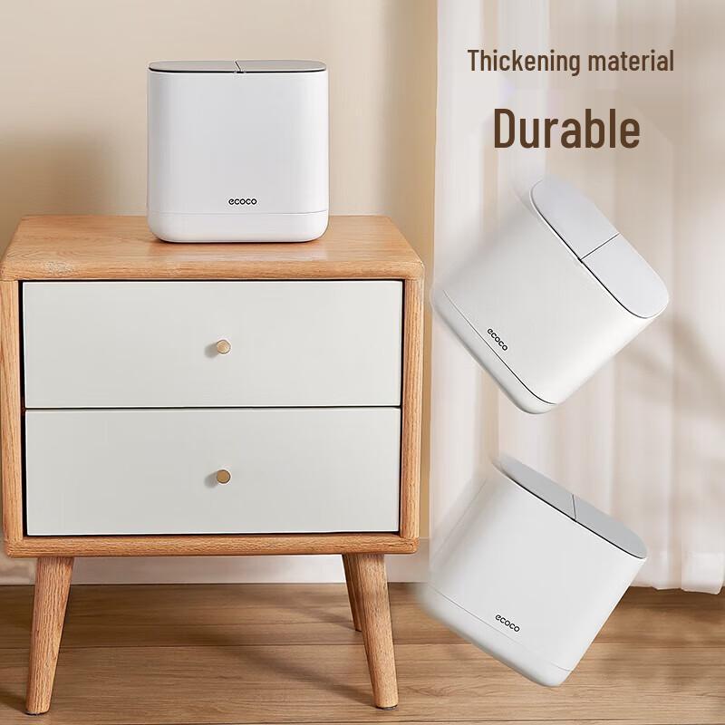 ecoco Multi-purpose Desktop Tissue Box with Mini Trash Can