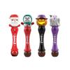 Christmas HalloweenGhost PumpkinBubble Stick Blowing Bubble Outdoor Toy Snowman Handheld Bubble Machine80ml