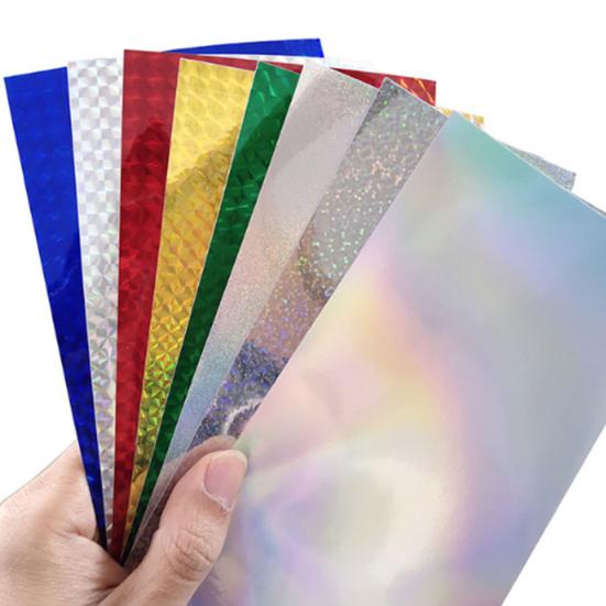 Спортивные аксессуары MUQZI, 10 шт., 3D стереоскопическая радужная лазерная наклейка, рыболовная приманка, аксессуары из материала «сделай сам»