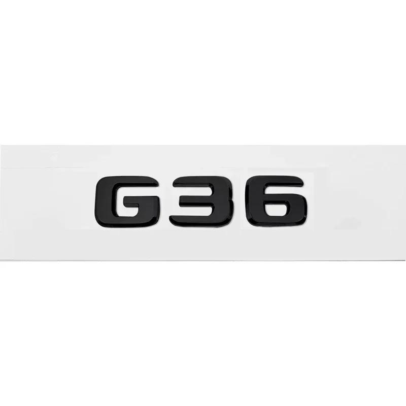 QGP3 3D Letters Car Tail Box Emblem Rear Trunk Sticker Badge for Mercedes Benz G36 G63 G65 G200 G230 G300 G350 G500 G550 G Class