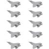 10PCS DIY Model Carrier-Based Fighter J-35 Model with Opening Wings, 1/2000, 1/1500, 1/700, 1/400, 1/350 Unpainted Military Airplane Model Collection