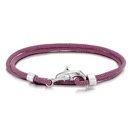 Миланская веревка Цветной браслет с несколькими кругами Регулируемый для мальчиков и девочек Маленький свежий браслет-шнурок с дельфином