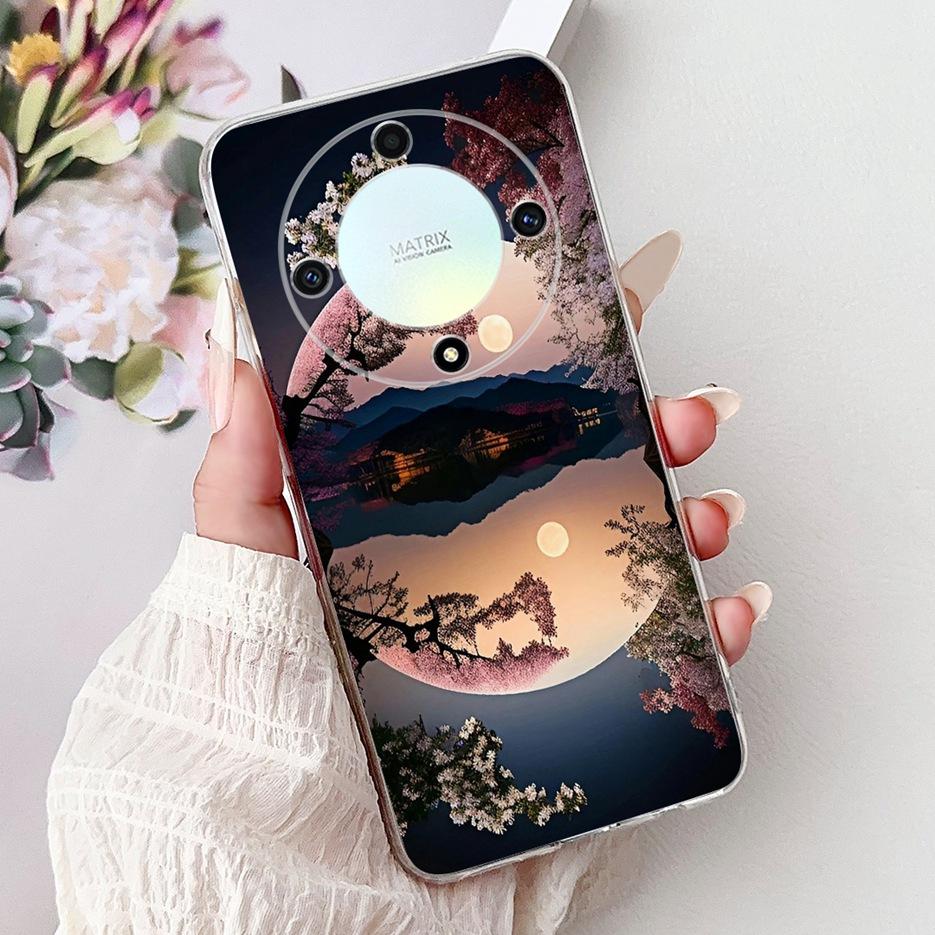 Чехол для Honor X9a Magic5 Lite Популярный Роскошный Расписной Чехол Мягкий Тонкий Чехол для Телефона Для Honor Magic 5 Lite HonorX9a Задняя Крышка Сумки