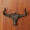 Wall Hook Hat Rack Bull Head Designing Metal Unique Decoration Hanger Decorative