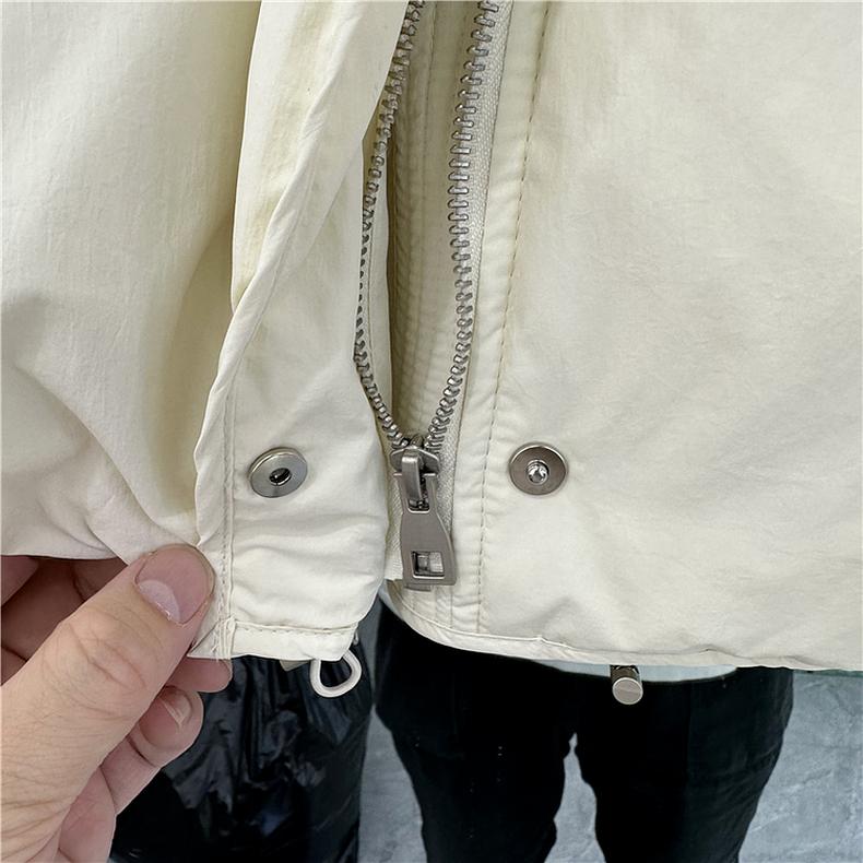 Luxurious and Stylish Green Cotton Jacket with Stand Collar for Women In Winter