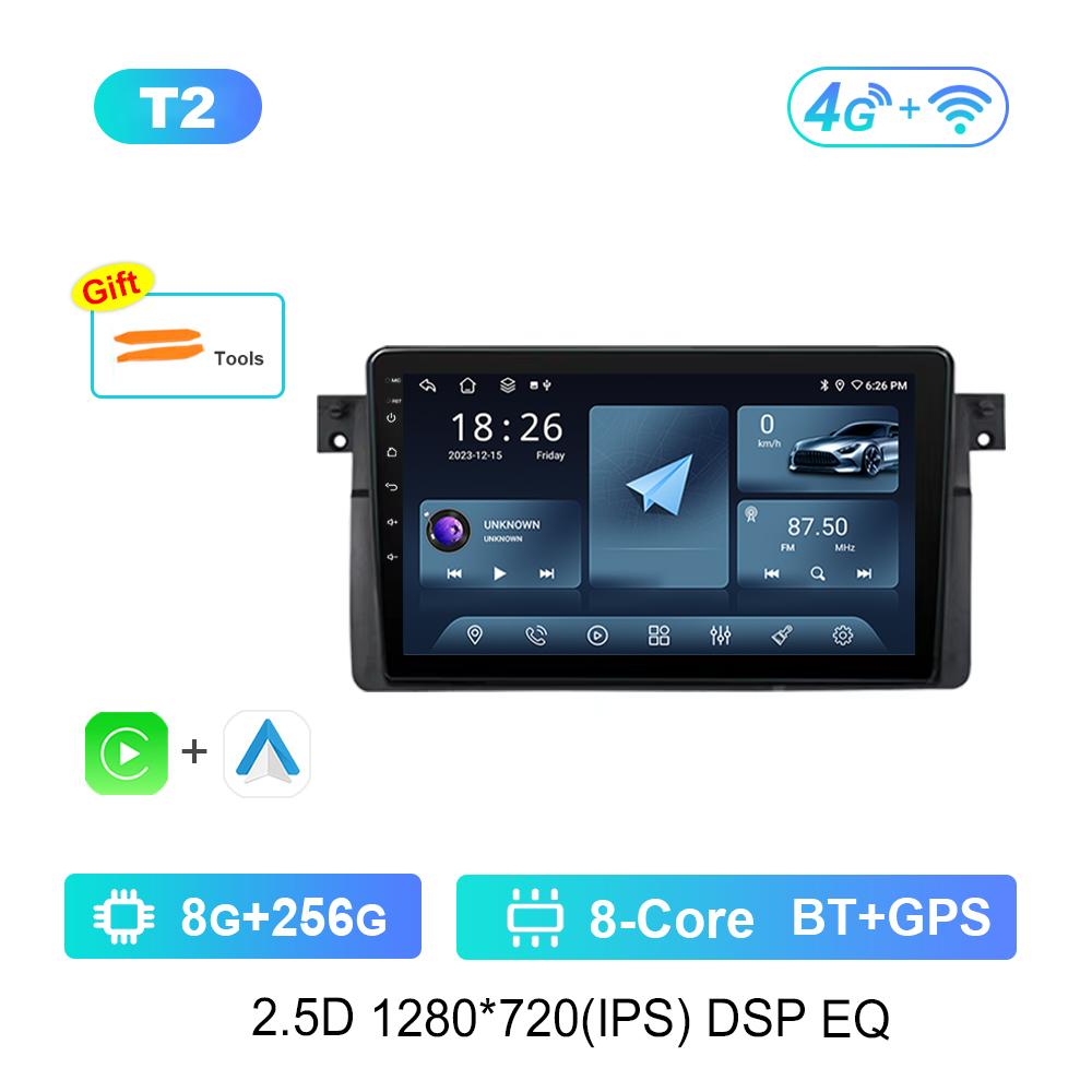Android Car Radio Multimedia Video Player для BMW E46 M3 318/320/325/330/335 Bluetooth GPS навигация WiFi HD сенсорный экран