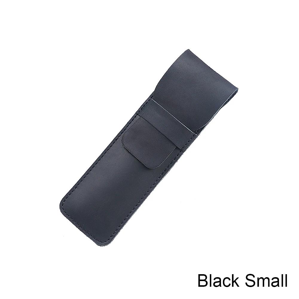 Handmade Genuine Leather Pen Bag Cowhide Pencil Bag Vintage Retro Style Accessories For Travel Journal