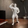 3D-печатная фигурка бодибилдера, Мускулистый мужчина, Мини-фигурка спортсмена для фитнеса на стол, Детализированная скульптура из PLA для спортзала, офиса, игровой установки,