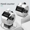 Thickened Metal Manual Lap Counter Clicker 4-Digit Mechanical Number Click Counters  Sports