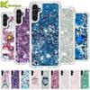 A54 SM-A546B Case On For Samsung Galaxy A54 Cover Cartoon Quicksand Dynamic Liquid Case for Samsung A 54 A34 A14 5G Phone Cases