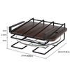 Kitchen Non-punching Multi-functional Pot Lid Cutting Board Placement Storage Rack Cabinet Hanging Cabinet Lower Hanger