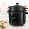 Рисоварка объемом 1,8 л с металлической чашей и пароваркой Japan X Kitchencook Black