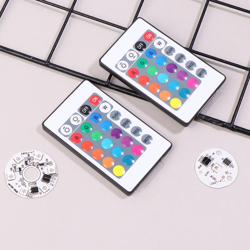 Dc5V низковольтная светодиодная RGB-светильник, 16 цветов, цветная градиентная круглая лампа с пультом дистанционного управления Usb, ночной окружающий свет