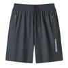 Summer Quick Drying Ice Silk Sports Casual Five Quarter Pants Plus Size Beach Men’s Shorts