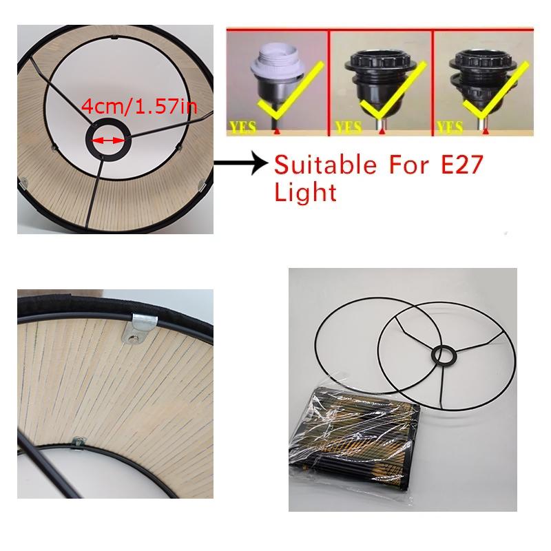 1 шт., люстра с крышкой в японском стиле, абажур с принтом птиц, в стиле ретро, доступно несколько вариантов