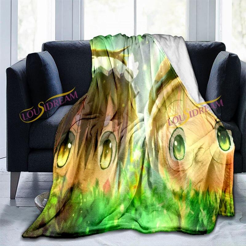 Одеяла с принтом «Сделано в бездне», детский теплый диван-кровать для гостиной, прочное фланелевое одеяло для домашнего декора для взрослых и детей