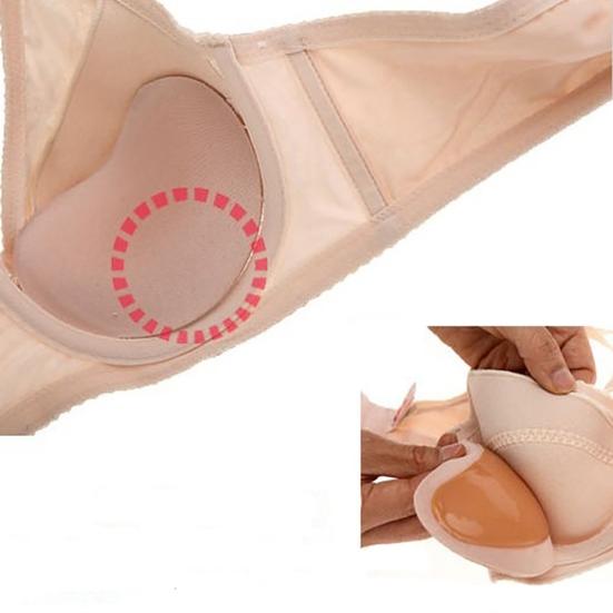 Практичный усилитель груди в форме сердца, гладкий силиконовый бюстгальтер, вставки для вечеринки