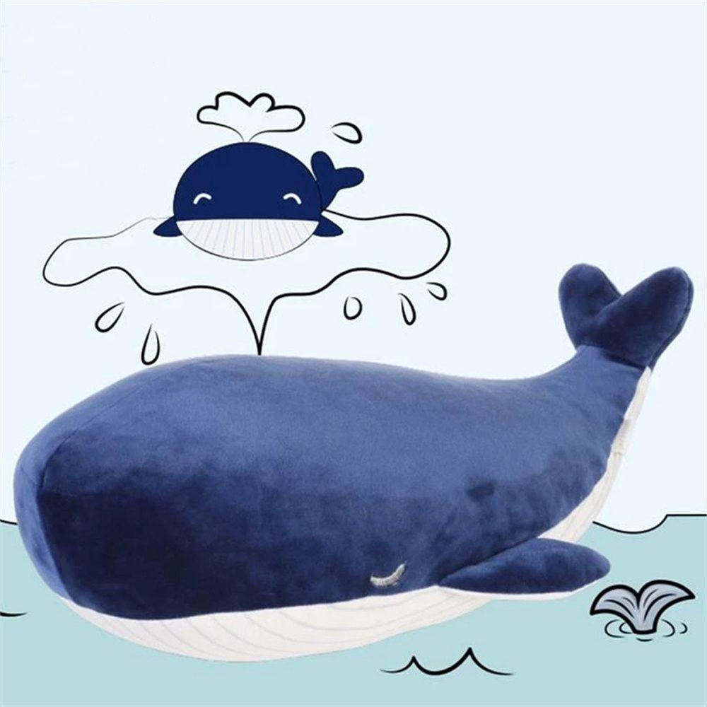 Toys Baby Kid Girl Soft Toys Blue Whale Stuffed Toys Whale Plush Toy Sea Animal Stuffed Animals