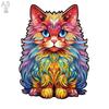 Серия "Кошки" Животные Деревянные Пазлы для Детей Взрослых Интерактивная Игра Креативные Деревянные Пазлы Праздничный Подарок Пазлы