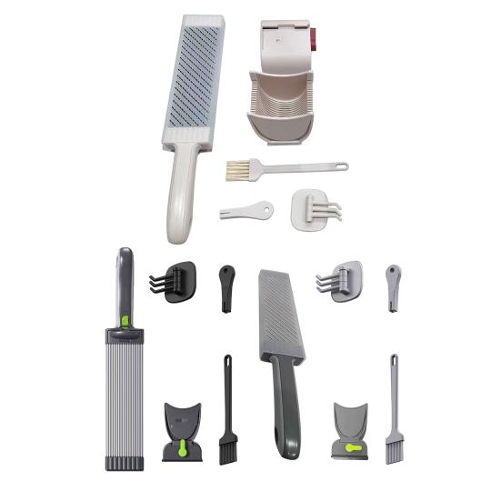 Мясорезка для нарезки и измельчения мяса, ручная мясорезка для говядины, свинины, баранины, регулируемая толщина, мясорезка с точилкой