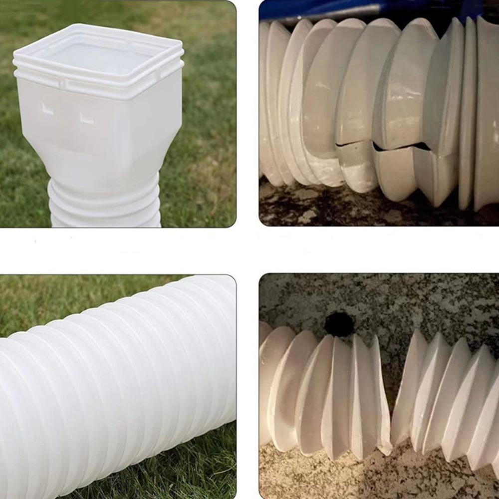 Telescopic Drain Pipe Water Tube Rain Gutter Extension Downspout Extender  Rainwater Drainage
