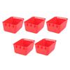 5 Pcs Chicken Cage Cups Bird Hanging Feeders Poultry Water Bowls with Hook Food Bowls for Bunny Pigeon Small Animals