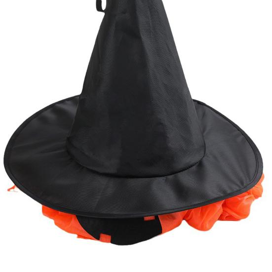 Хэллоуин Подвесное Украшение Наружное Подвесное Тыква Призрак со Шляпой Ведьмы для Двора, Крыльца, Газона, Украшения Дерева