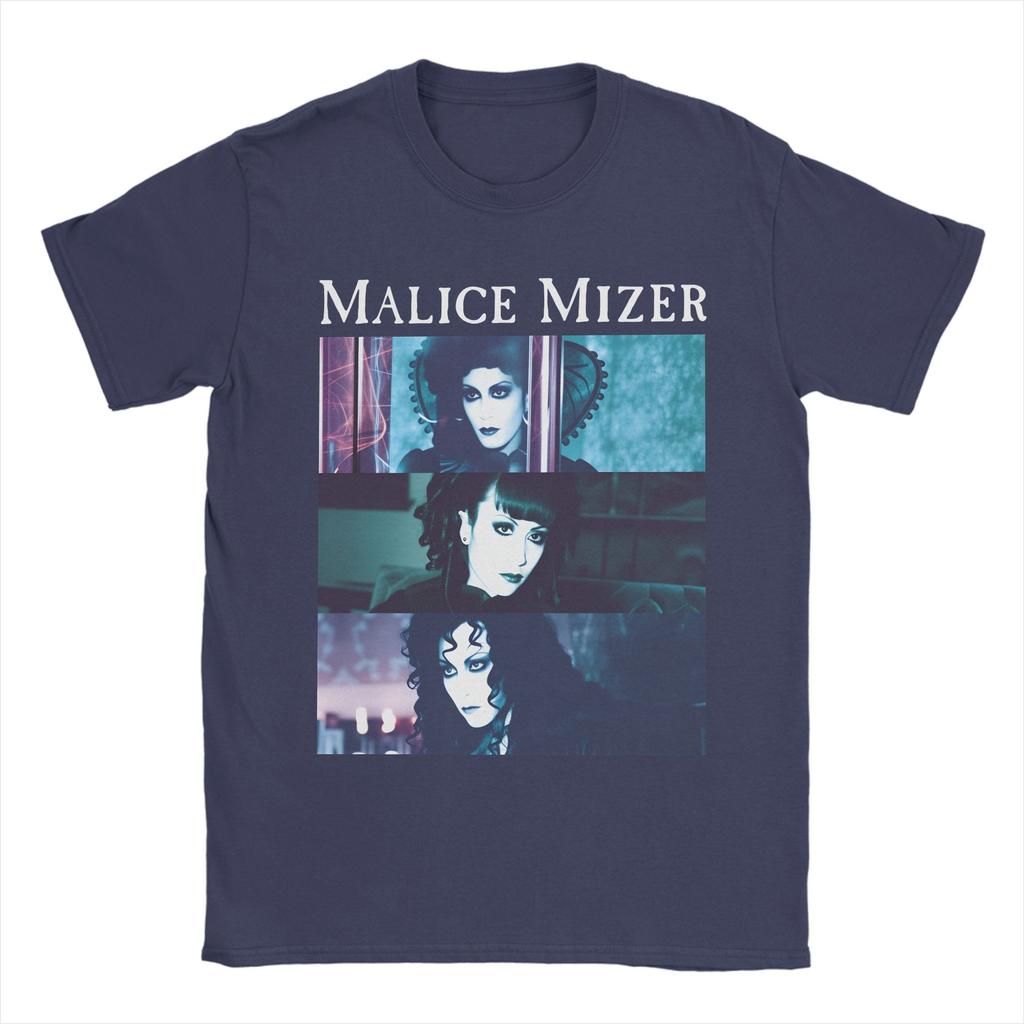 Футболки группы Malice Mizer Мужские 100% Хлопок Отличные Футболки Круглый Вырез Футболка С Коротким Рукавом Одежда Большого Размера