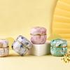 Small Round Snacks Candy Mini Packaging Box Tin Plate Canister Tea Cans Containers Storage Box