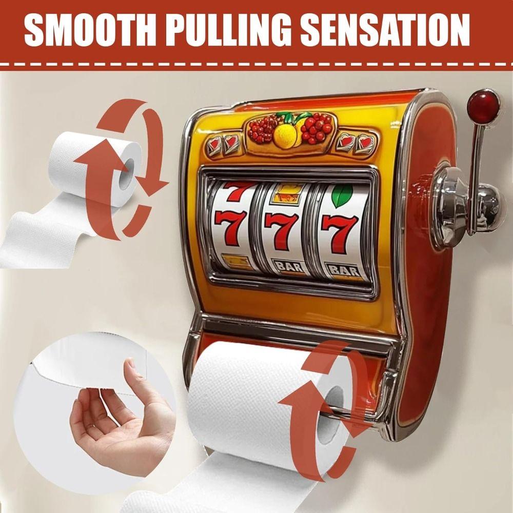 Wall Mounted Slot Machine Toilet Paper Holder Fun Slot Machine Toilet Paper Holder