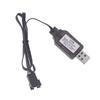 Durable 7.4V SM-4P Plug USB Charger for DE36W DE65 HM202 EC08 EC16 RC Car and M416 Gel Ball Blaster Battery