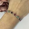 Silver Bracelet with 11.394ct Natural Sapphire, Emerald, Ruby (2106951)