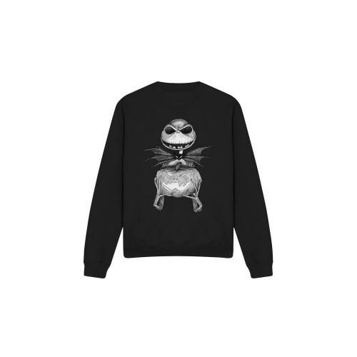 Кошмар перед Рождеством унисекс взрослый Джек Тыква эскиз толстовка