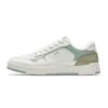 Simple Comfortable Non-Slip Wear-Resistant Low-Top Skate Shoes Women Sneakers White Green 922518008-2